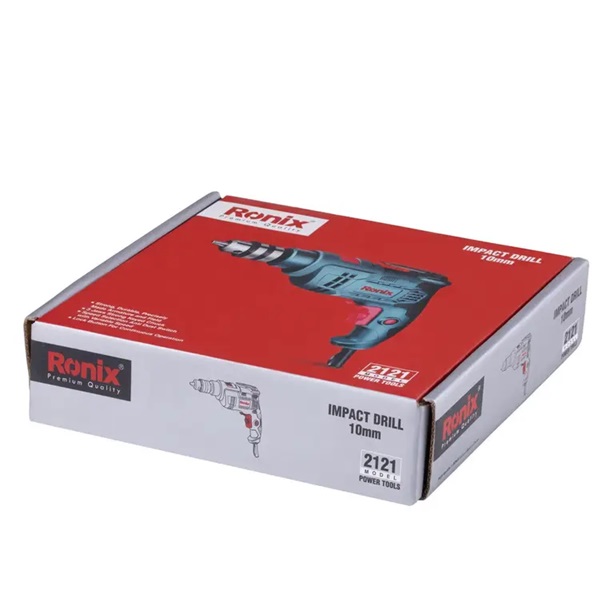 دریل چکشی 10میلی متر-450وات-آچاری رونیکس مدل 2121